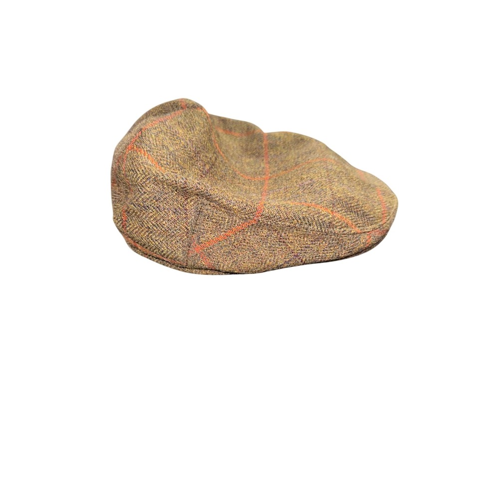Vintage Lawrence Foster Hand Tailored Wool Tweed Flat Cap Made in Yorkshire‎
